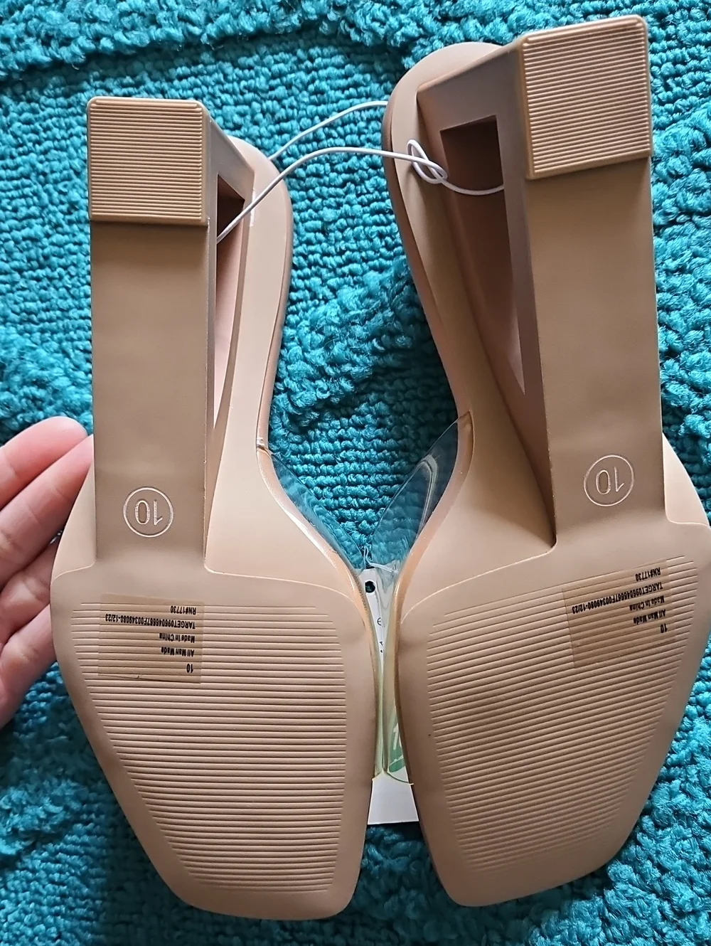 A New Day Nude Wedge Sandals 10
